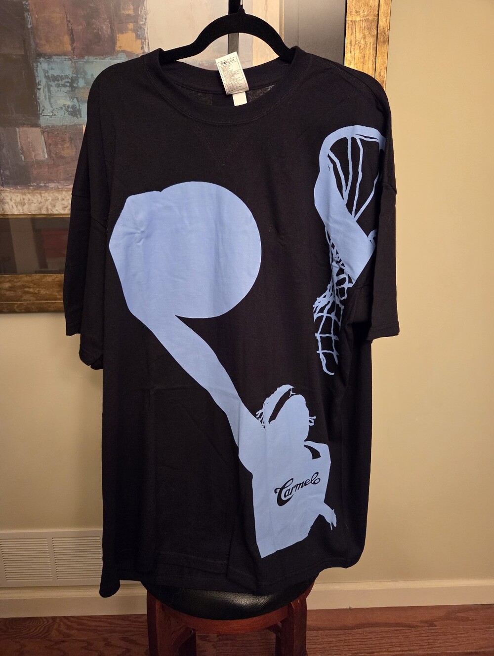 🔥Vintage 2004 Jordan Carmelo Anthony Oversized Graphic Tee XXL NWT🔥